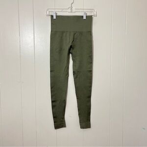 Set Active Leggings Activewear Yoga  Green Size XS